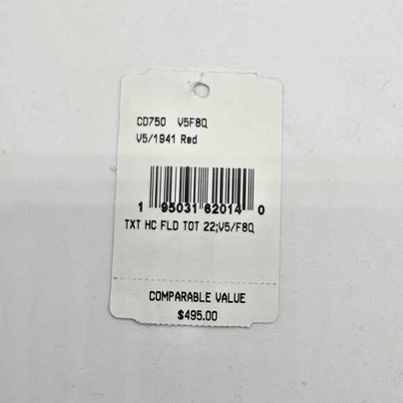 Coach Field Tote 22 with Horse and Carriage CD750 1941 Red - Picture 9 of 9